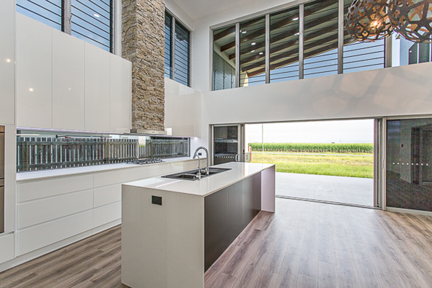 Kitchen with Outdoor View — New Homes in Habana, QLD