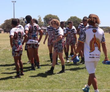 Hunters Family team supported by NV Builders – celebrating culture and sport in Mackay